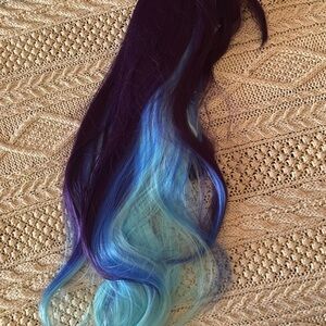 Vibrant Purple and Blue Wig